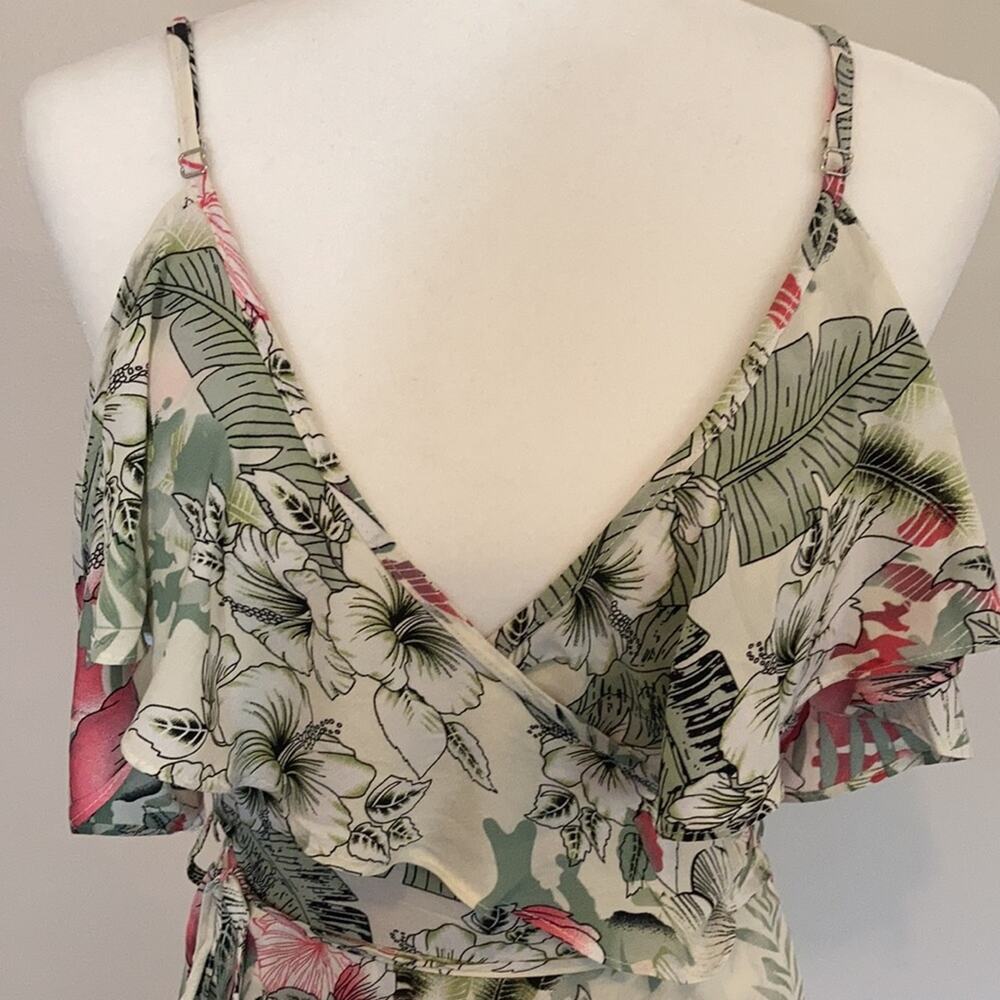 NWT Promesa Floral Maxi Boho Summer Dress Sz Large - Picture 3 of 12
